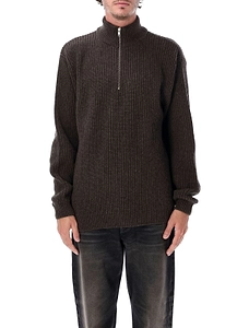 Colorful Standard Oversized Quarter-Zip Knitted Sweater