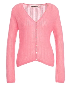 Amara Buttoned V-Neck Cardigan