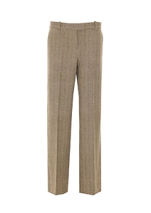 Circolo 1901 Chevron Wide-Leg Pants
