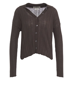 Colorush Long Sleeved Buttoned Knitted Cardigan