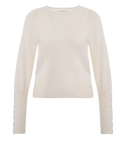 Mocha Button-Detailed Jumper