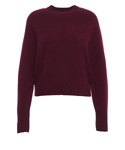Long Sleeved Crewneck Knitted Jumper