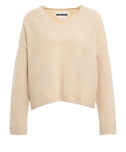 Zeta V-Neck Knitted Jumper
