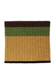 Striped Ribbed Slip-On Snood