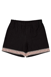 Commas Crochet Trim Elasticated Waist Shorts