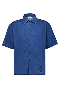 Short Sleeved Denim Shirt
