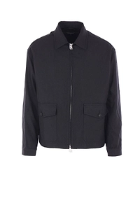 Comme Des Garcons Homme Long-Sleeved Zip-Up Jacket