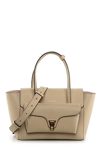 Coccinelle Double Beat Foldover Top Tote Bag