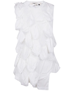 Comme Des GarÇOns Detailed Sleeveless Top