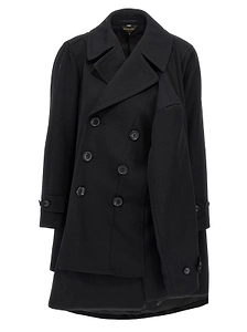 Comme Des GarÇOns Double Breasted Coat