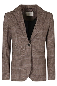 Circolo 1901 Slim Checked Blazer