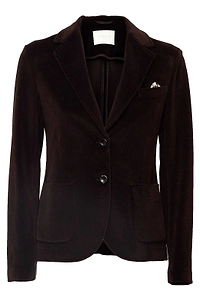 Circolo 1901 Slim Fit Velour Blazer