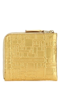 Comme Des GarÇOns Embossed Zip-Around Wallet