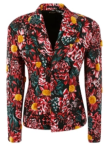Comme Des GarÇOns Floral Printed Jacket