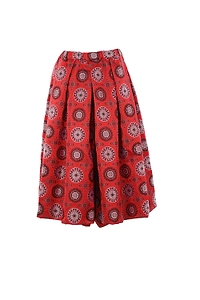 Comme Des GarÇOns Geometric-Pattern Cropped Trousers