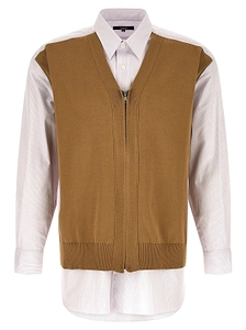 Comme Des GarÇOns Homme Cardigan Insert Shirt
