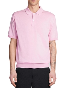 Comme Des GarÇOns Shirt Short-Sleeved Knitted Polo Shirt