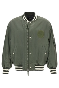 Comme Des GarÇOns Homme Patch Oversized Bomber Jacket