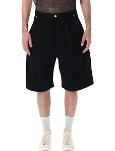 Comme Des GarÇOns Homme Pleated Wide Leg Shorts