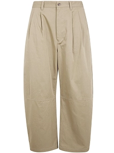 Pleated Wide-Leg Trousers