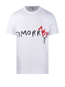 Comme Des GarÇOns Shirt Tomorrow Print T-Shirt