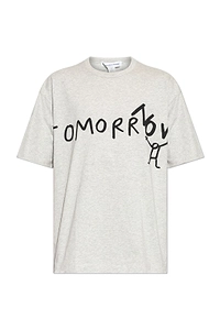 Comme Des GarÇOns Shirt Tomorrow Printed Oversized T-Shirt