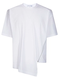 Comme Des GarÇOns Shirt Zip Detailed T-Shirt