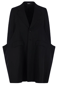 Comme Des GarÇOns Homme Plus Draped Coat
