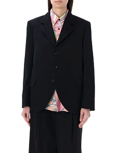 Comme Des GarÇOns Single-Breasted Long-Sleeved Jacket