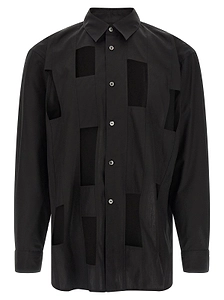 Comme Des GarÇOns Homme Plus Geometric Cut-Out Oversized Shirt