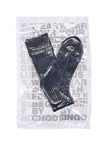 Comme Des GarÇOns Homme Plus Logo Lettering Ribbed Socks