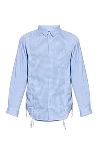 Comme Des GarÇOns Homme Plus Ruched Checked Shirt