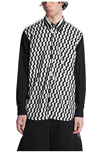 Patterned Long-Sleeved Shirt