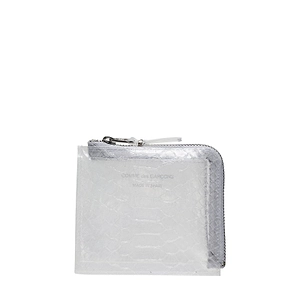 Comme Des GarÇOns Embossed Zipped Wallet