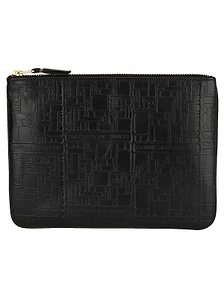 Comme Des GarÇOns Wallet Embossed Pouch