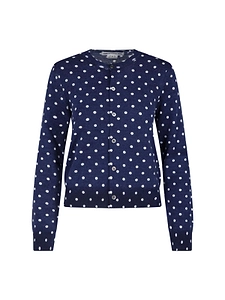 Comme Des GarÇOns Homme Plus Polka Dot Buttoned Cardigan