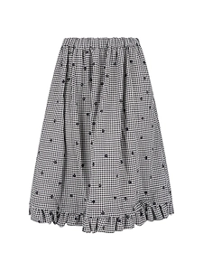 Comme Des GarÇOns Homme Plus Polka Dot Printed Midi Skirt