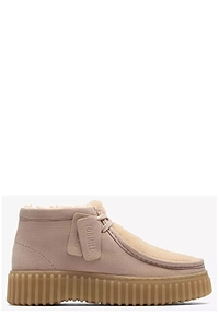Clarks Torhill Moss Shearling Ankle Boots