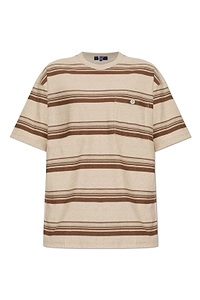 Comme Des GarÇOns Homme Plus Striped Pocket T-Shirt