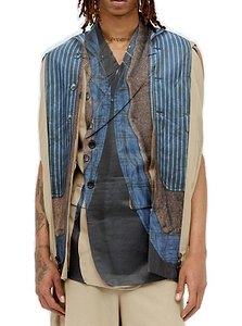 Comme Des GarÇOns Homme Plus Trompe-L'oeil Printed Blazer