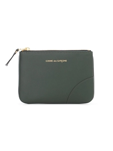Comme Des GarÇOns Logo Print Zipped Wallet