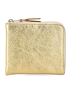 Comme Des GarÇOns Wallet Gold Line Zip-Around Wallet
