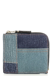 Comme Des GarÇOns Wallet Patchwork Zipped Denim Wallet