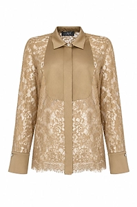 Lace Panel Shirt