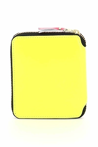 Comme Des GarÇOns Wallet Super Fluro Zipped Wallet