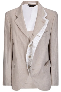 Comme Des GarÇOns Lace Detailed Jacket