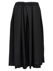 Comme Des GarÇOns Wide Leg Pleated Trousers