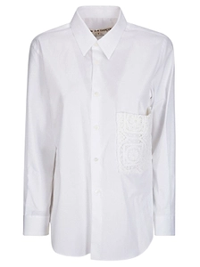 Comme Des GarÇOns Laced Pocket Blouse