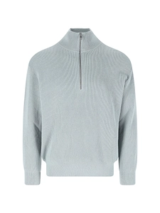 Closed Half-Zip Knitted Sweater