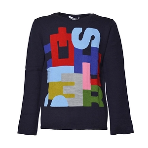 Comme Des GarÇOns Logo Intarsia Jumper